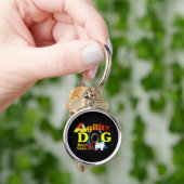 American Eskimo Dog Agility Sleutelhanger (Hand)