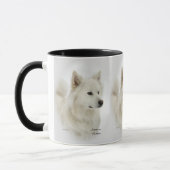 American Eskimo Dog Art Gifts Mok (Links)
