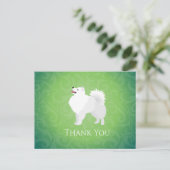 American Eskimo Dog Bedankt voor je design Briefkaart (Staand voorkant)