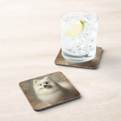 American Eskimo Dog Bier Onderzetter (Rechterzijde)