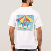 American Eskimo Dog Carousel T-shirt (Achterkant)