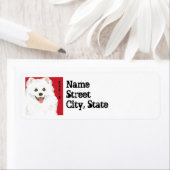 American Eskimo Dog Color Block Etiket (Insitu)