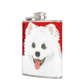 American Eskimo Dog Color Block Heupfles (Links)