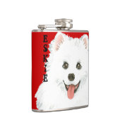 American Eskimo Dog Color Block Heupfles (Rechts)