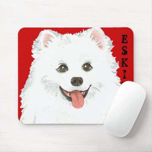 American Eskimo Dog Color Block Muismat (Met muis)