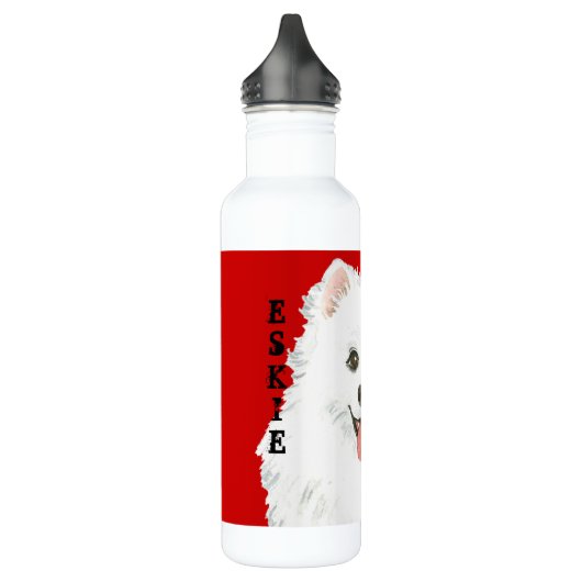 American Eskimo Dog Color Block Waterfles (Links)