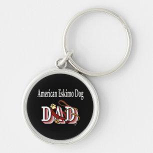 American Eskimo Dog DAD Sleutelhanger