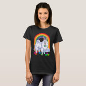 American Eskimo Dog Easter Eggs Bunny T-shirt (Voorkant volledig)