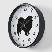 American Eskimo Dog Eskie Silhouette (Hoek)