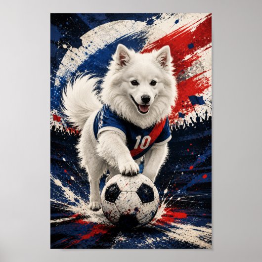 American Eskimo Dog Game Changer Poster (Voorkant)
