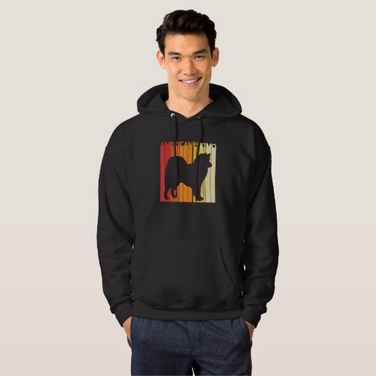 American Eskimo Dog Hoodie (Voorkant volledig)