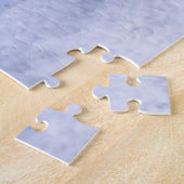 American Eskimo Dog in Snow, met Kerstmis als kers Legpuzzel (Zijkant)