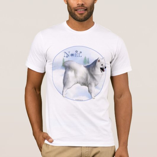 American Eskimo Dog Noel T-shirt (Voorkant)