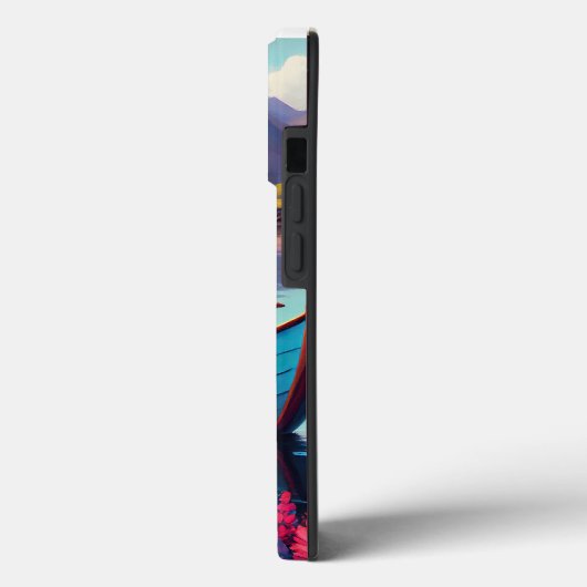 American Eskimo Dog on Paddle: Een Schilderachtig  Case-Mate iPhone Case (Achterkant / Links)