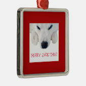 American Eskimo Dog Ornament/Spitz Dog Ornament (Rechts)