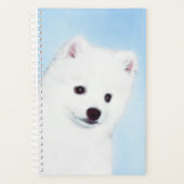 American Eskimo Dog Painting - Original Dog Art Planner (Voorkant)