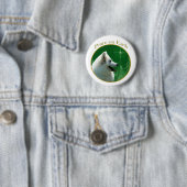 American Eskimo Dog Peace Ronde Button 5,7 Cm (In situ)