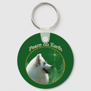 American Eskimo Dog Peace Sleutelhanger