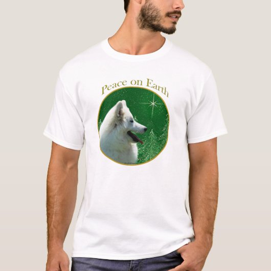 American Eskimo Dog Peace T-shirt (Voorkant)