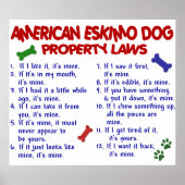 AMERICAN ESKIMO DOG PL2 POSTER (Voorkant)