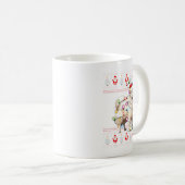 American Eskimo Dog Xmas Lights Ugly Sweater Chris Koffiemok (Voorkant rechts)