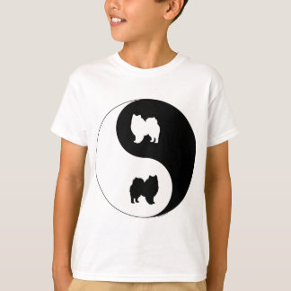 American Eskimo Dog Yin Yang T-shirt
