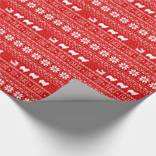 American Eskimo Dogs Kerstmis Cadeaupapier