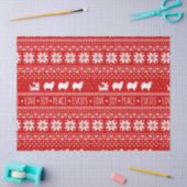 American Eskimo Dogs Kerstmis Holiday Tissuepapier (Craft)