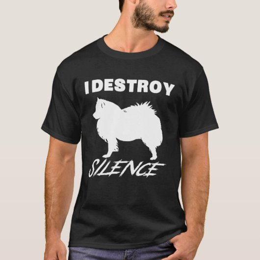 American Eskimo   I Destroy Silence T-shirt (Voorkant)