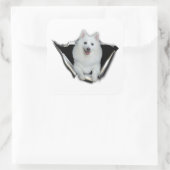 American Eskimo Lovers Vierkante Sticker (Tas)