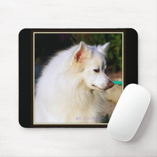 American Eskimo Mousepad Muismat (Met muis)
