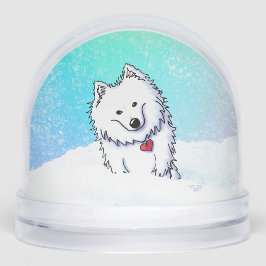 American Eskimo Snow Globe Sneeuwbol