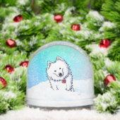American Eskimo Snow Globe Sneeuwbol (Kerstmis)