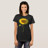 American Eskimo Sunflower Eskie T-shirt (Voorkant volledig)