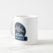 American F-15 Eagle Jet Fighter Koffiemok (Voorkant links)