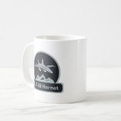 American F/A-18 Jet Fighter Koffiemok (Voorkant links)