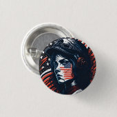 american fan 1 ronde button 3,2 cm (Voorkant /achterkant)