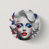 american fan 27 ronde button 3,2 cm (Voorkant)