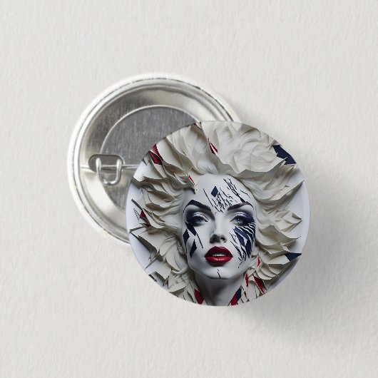 american fan 29 ronde button 3,2 cm (Voorkant /achterkant)