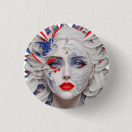 american fan 32 ronde button 3,2 cm