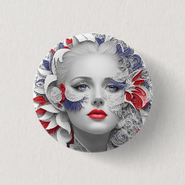 american fan 33 ronde button 3,2 cm