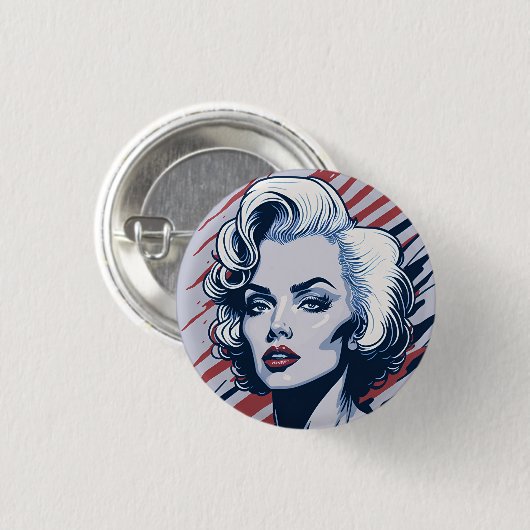 american fan 5 ronde button 3,2 cm (Voorkant /achterkant)