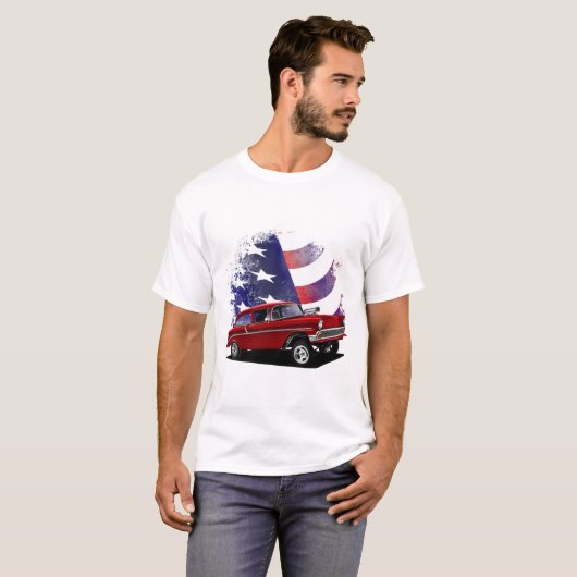 American Fast Gasser T-shirt (Voorkant volledig)