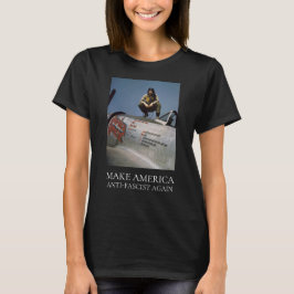 American Female WWII Pilot MAAFA T-shirt