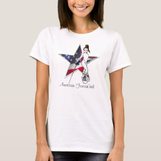 American Fencer Grrl - Star T-shirt