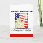 American Fighter Liberty Tribute Bedankkaart (Voorkant)