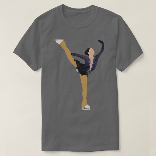American Figuur Skater Alysa Liu T-shirt (Design voorkant)