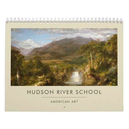 American Fine Art Hudson River School Paintings Kalender (Hoes)