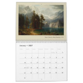 American Fine Art Hudson River School Paintings Kalender (Jan 2027)
