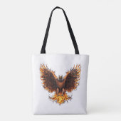 American Fire Bird  Tote Bag (Achterkant)